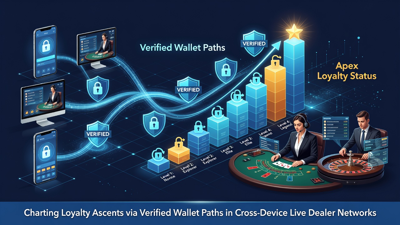 Diagramm zur Synchronisation von Wallet-Daten über verschiedene Geräte in Live-Casino-Umgebungen