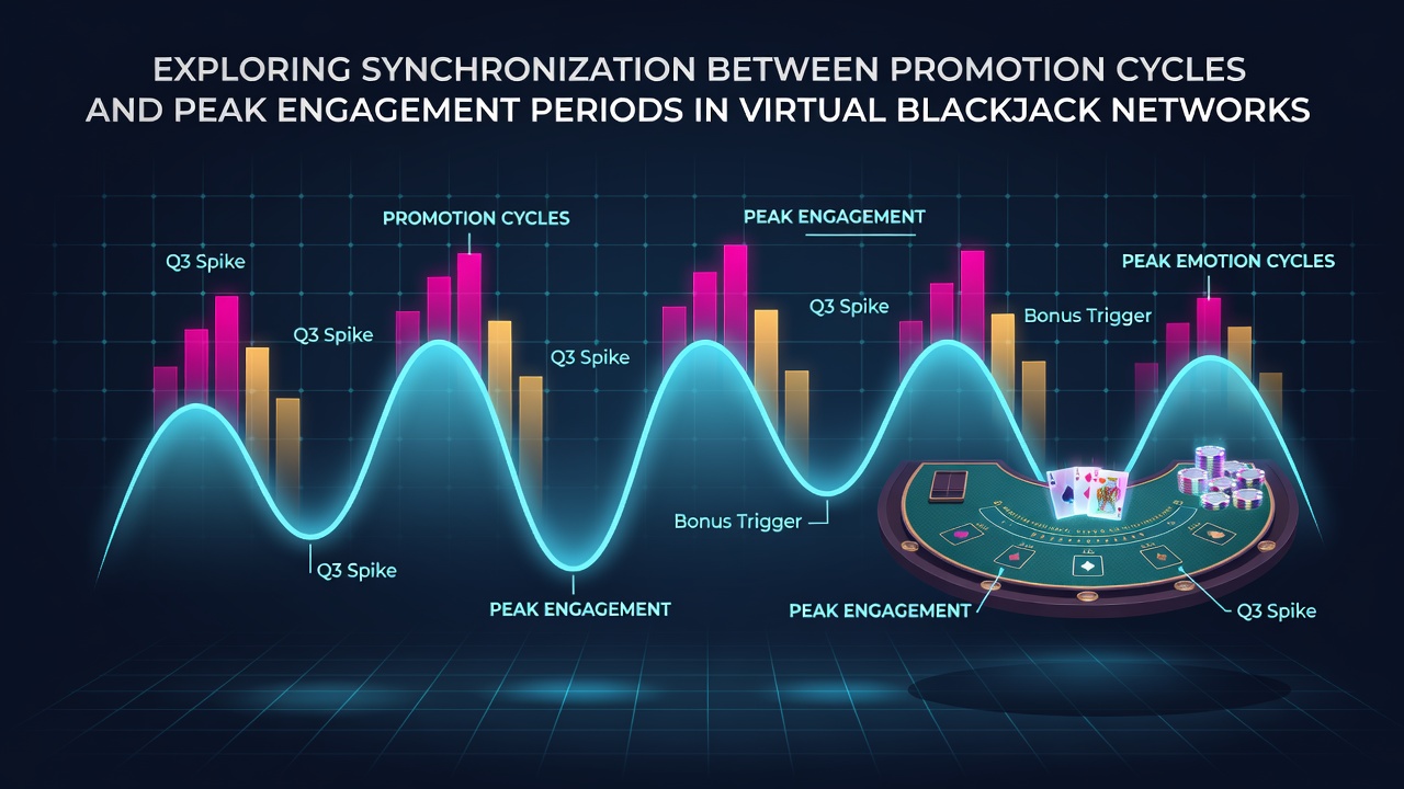 Grafik zur Abstimmung von Promotion-Phasen und Nutzeraktivität in Blackjack-Plattformen