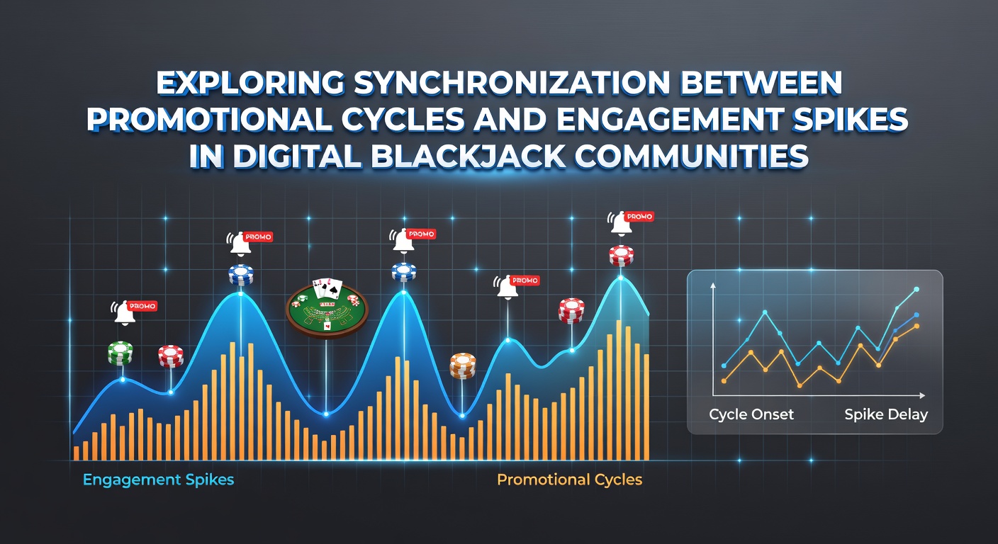 Visualisierung der Synchronisation zwischen Werbezyklen und Nutzeraktivität in digitalen Blackjack-Plattformen
