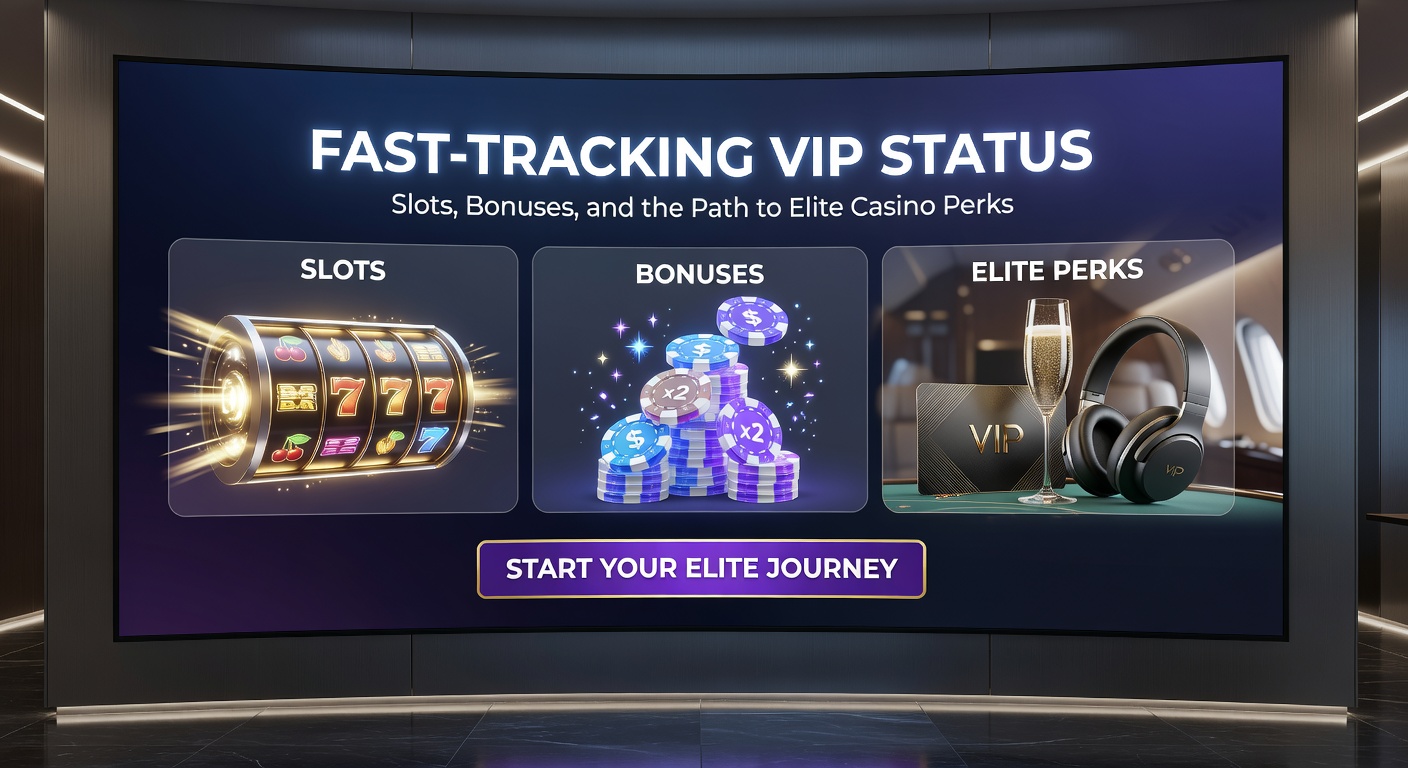 Illustration von Slots-Maschinen, Boni-Angeboten und VIP-Perks wie Jets und Luxusreisen
